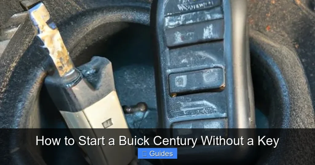 How to Start a Buick Century Without a Key