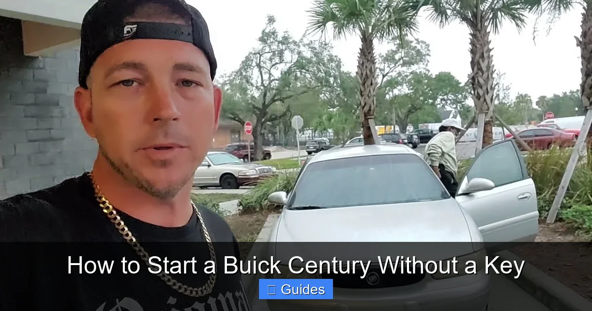 How to Start a Buick Century Without a Key