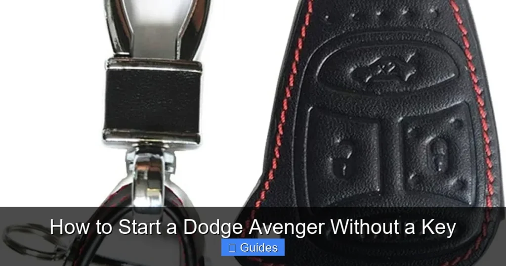 How to Start a Dodge Avenger Without a Key