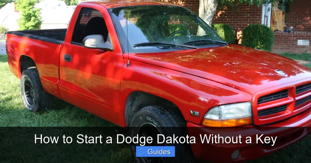 How to Start a Dodge Dakota Without a Key