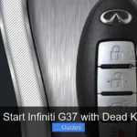 How to Start Infiniti G37 with Dead Key Fob