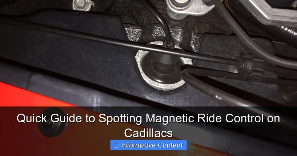 Quick Guide to Spotting Magnetic Ride Control on Cadillacs