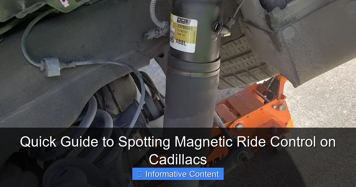 Quick Guide to Spotting Magnetic Ride Control on Cadillacs