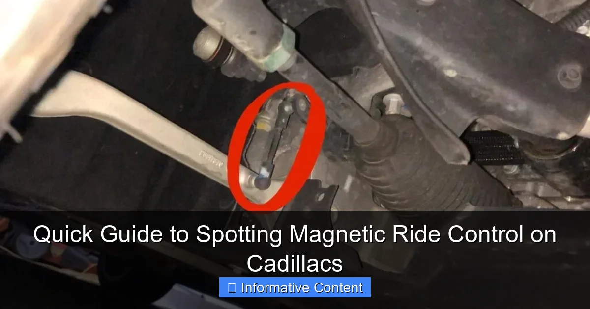 Quick Guide to Spotting Magnetic Ride Control on Cadillacs