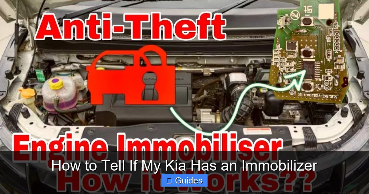 How to Tell If My Kia Has an Immobilizer