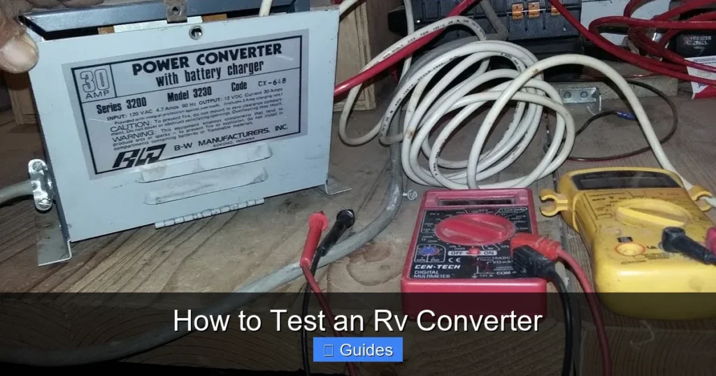 How to Test an Rv Converter
