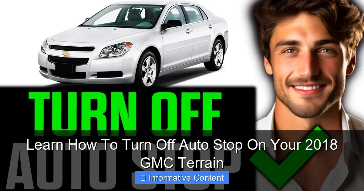 Learn How To Turn Off Auto Stop On Your 2018 GMC Terrain