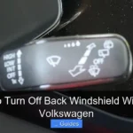 How to Turn Off Back Windshield Wiper on Volkswagen
