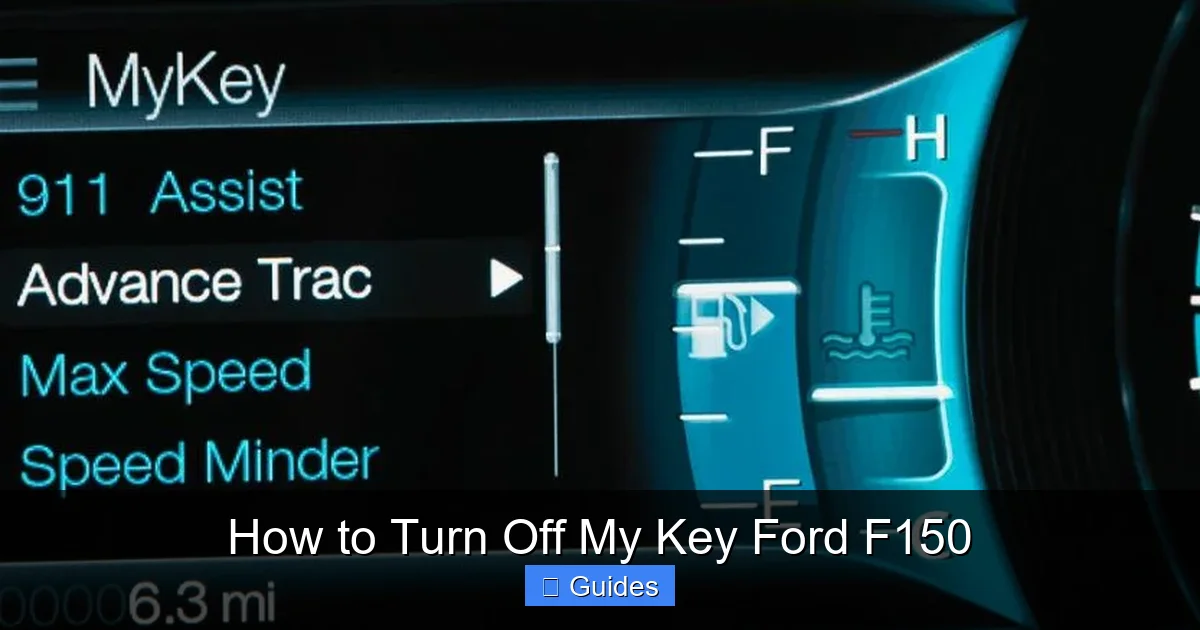 How to Turn Off My Key Ford F150