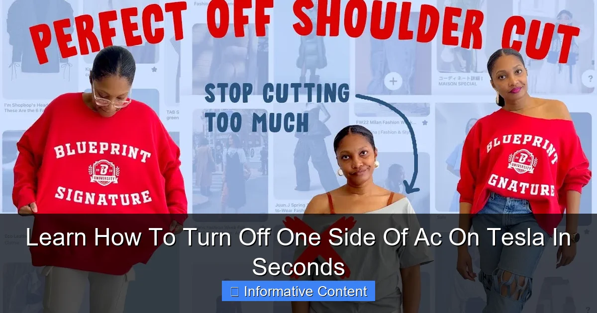 Learn How To Turn Off One Side Of Ac On Tesla In Seconds