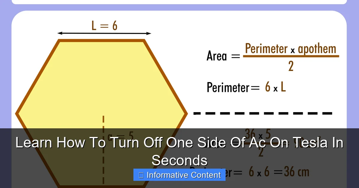 Learn How To Turn Off One Side Of Ac On Tesla In Seconds