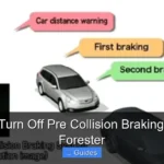 How to Turn Off Pre Collision Braking Subaru Forester
