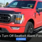 How to Turn Off Seatbelt Alarm Ford F150