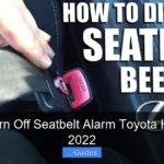 How to Turn Off Seatbelt Alarm Toyota Highlander 2022