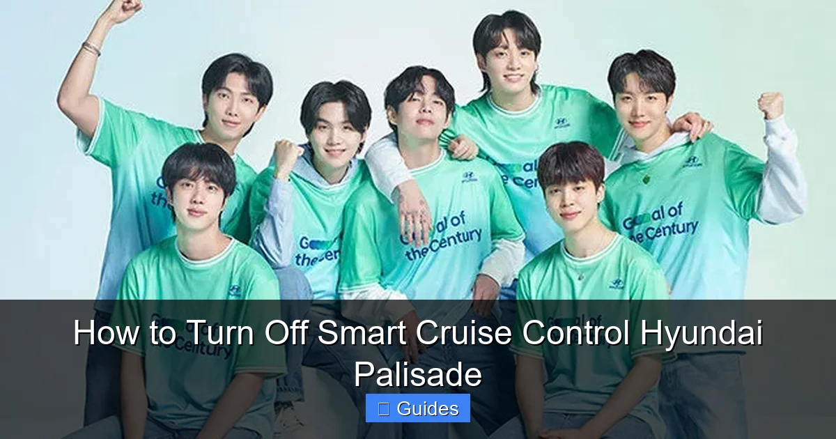 How to Turn Off Smart Cruise Control Hyundai Palisade