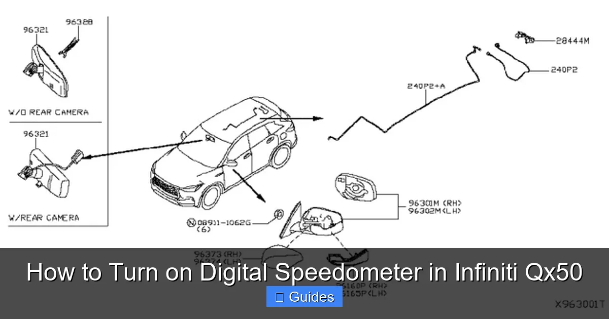 How to Turn on Digital Speedometer in Infiniti Qx50