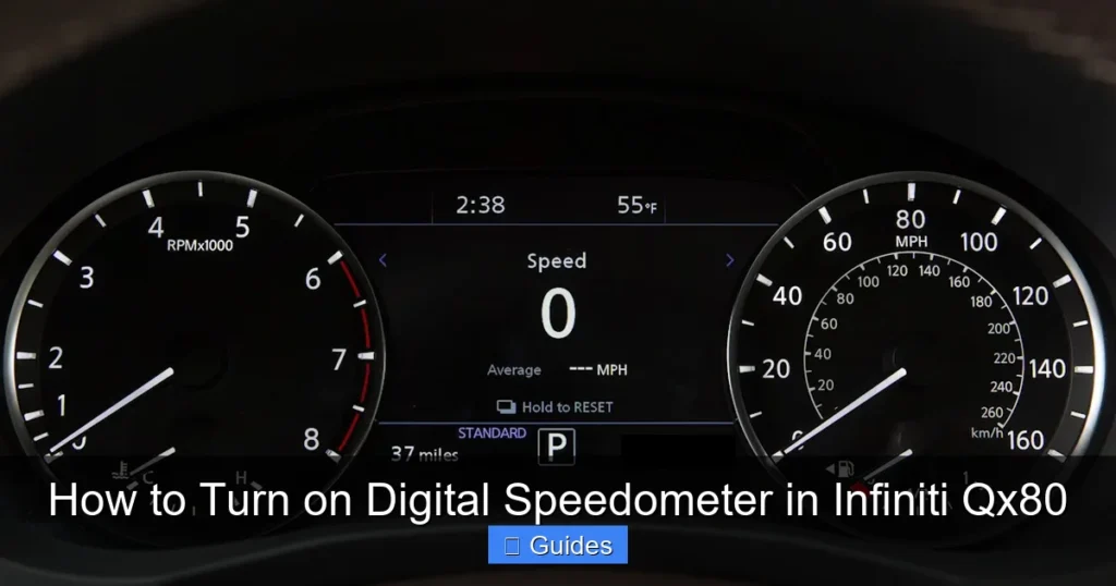 How to Turn on Digital Speedometer in Infiniti Qx80