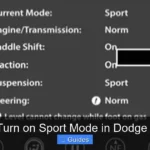 How to Turn on Sport Mode in Dodge Charger