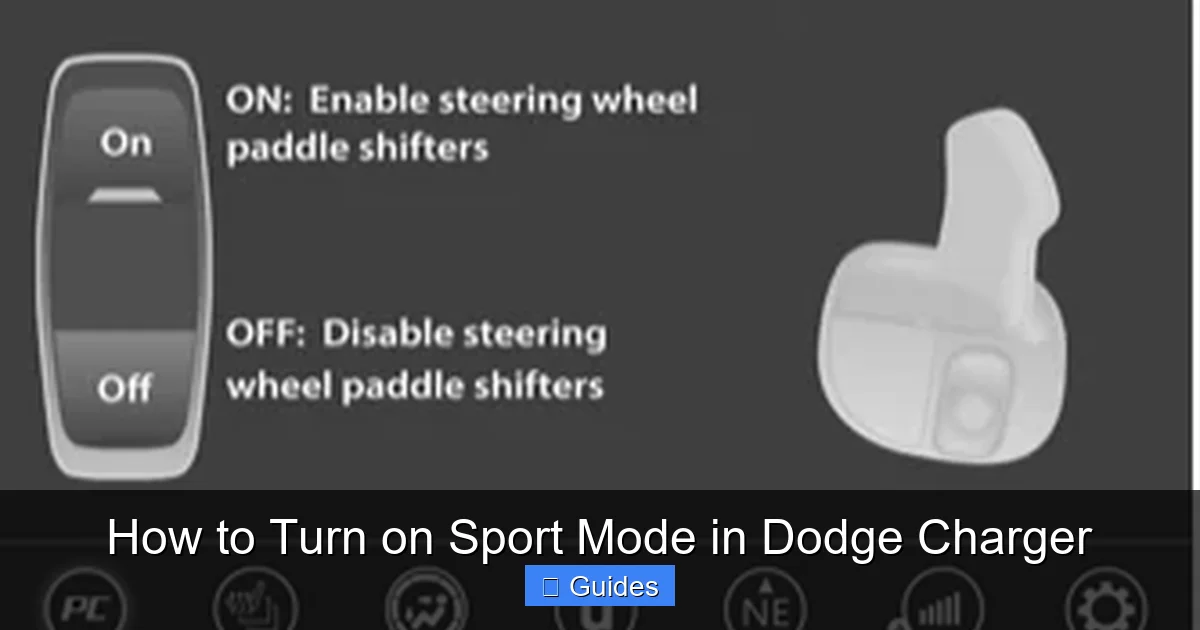 How to Turn on Sport Mode in Dodge Charger