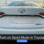 How to Turn on Sport Mode in Toyota Corolla