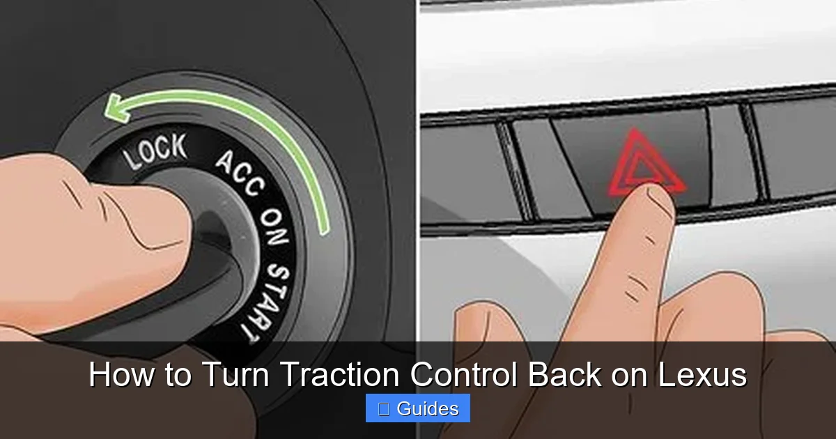 How to Turn Traction Control Back on Lexus