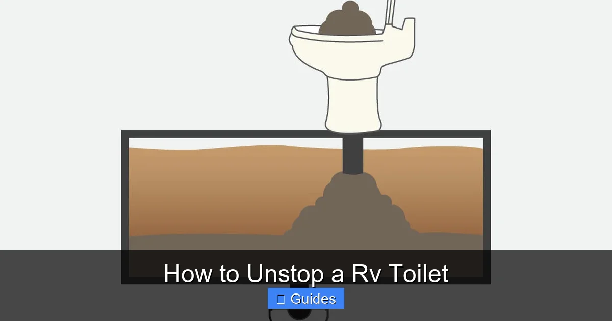 How to Unstop a Rv Toilet