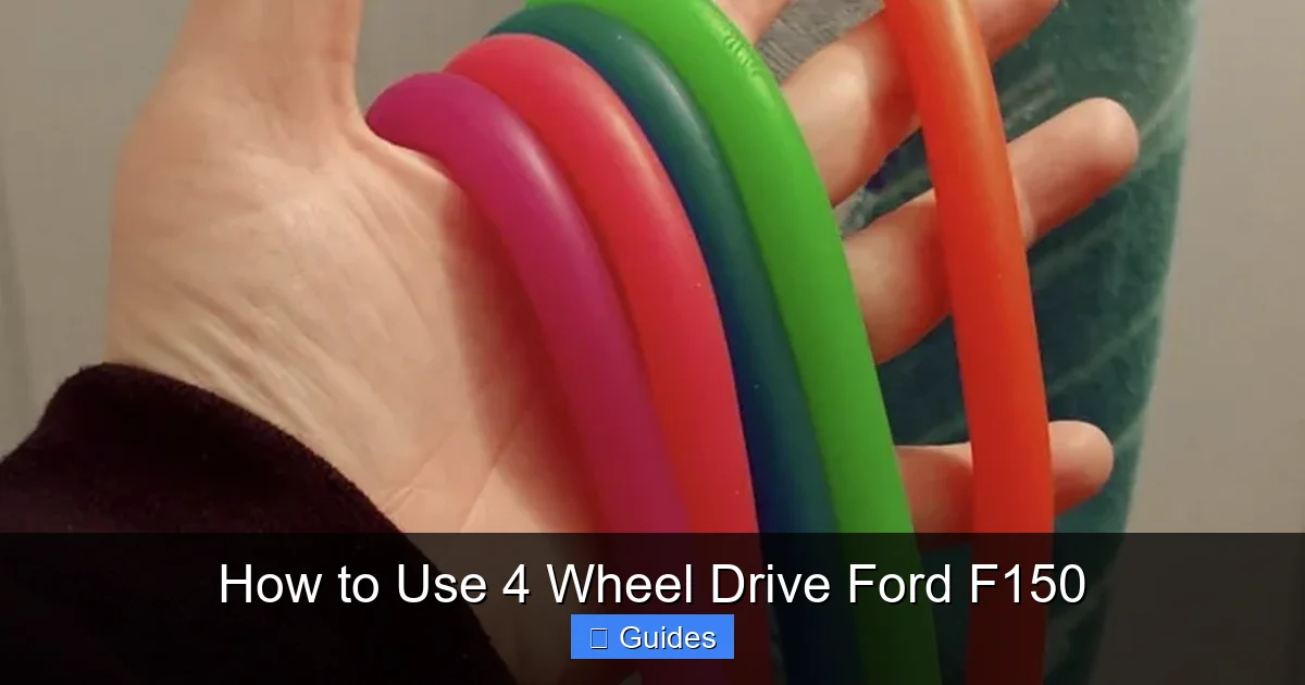 How to Use 4 Wheel Drive Ford F150