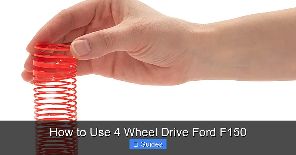 How to Use 4 Wheel Drive Ford F150