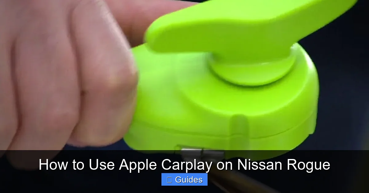 How to Use Apple Carplay on Nissan Rogue