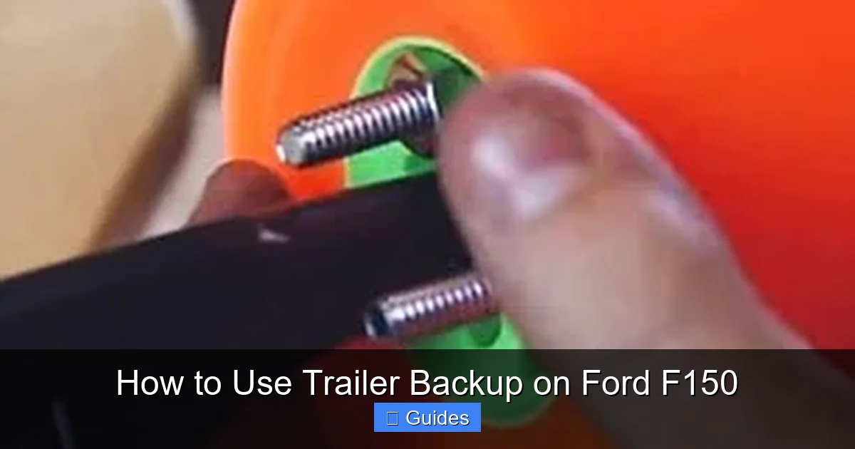 How to Use Trailer Backup on Ford F150
