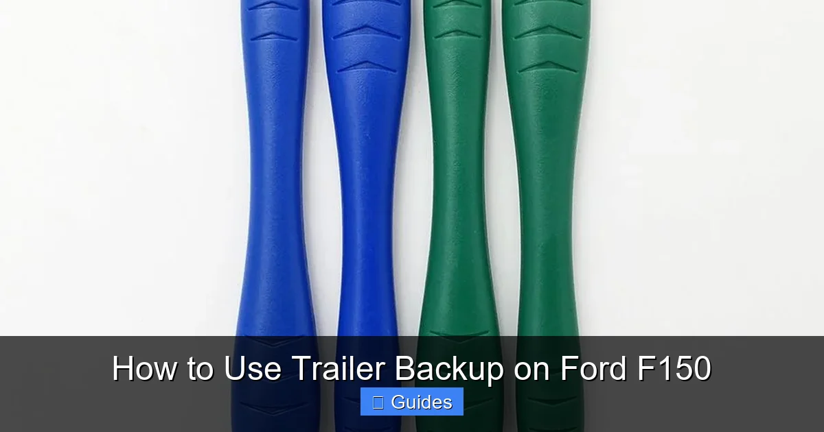 How to Use Trailer Backup on Ford F150