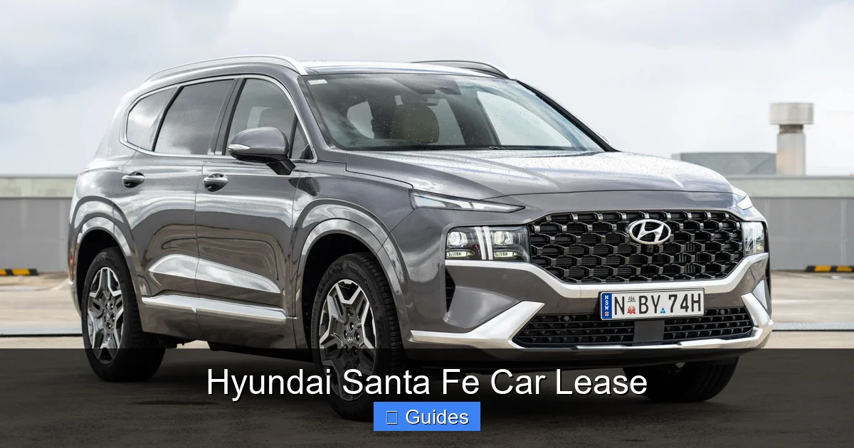 Hyundai Santa Fe Car Lease