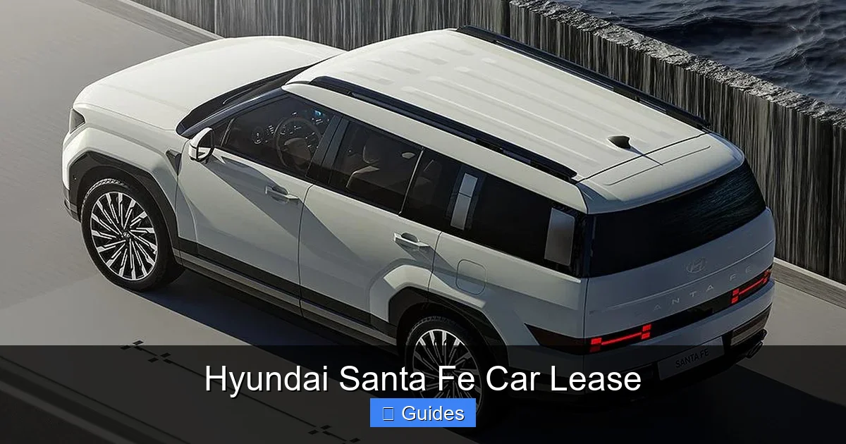 Hyundai Santa Fe Car Lease