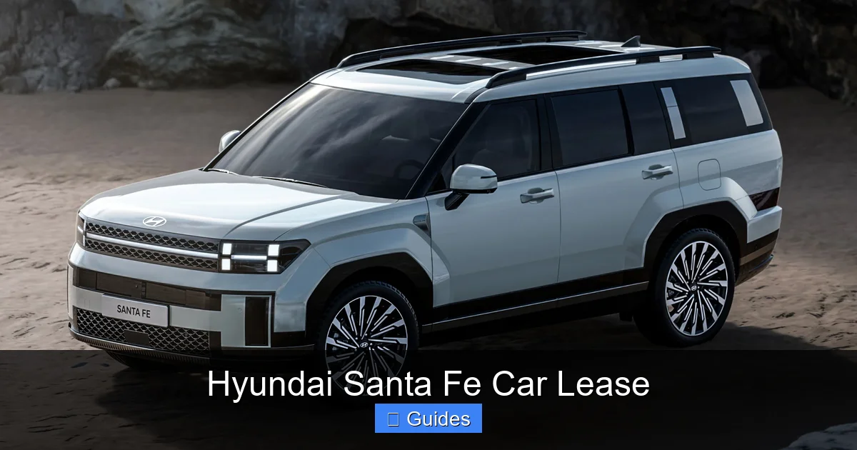 Hyundai Santa Fe Car Lease