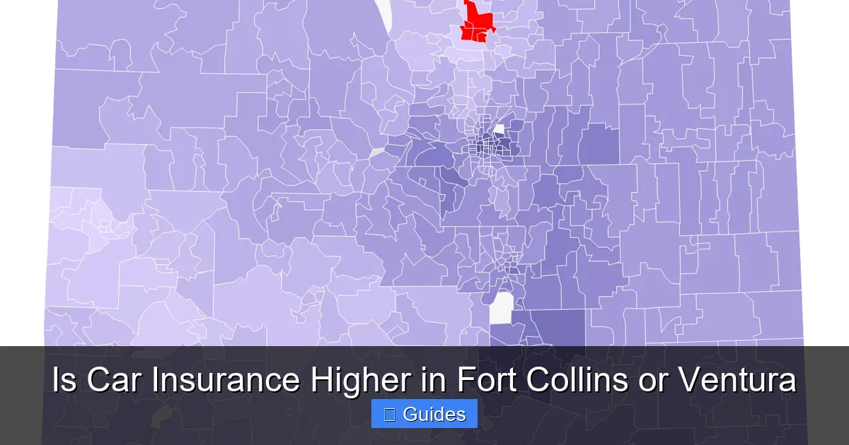 Is Car Insurance Higher in Fort Collins or Ventura