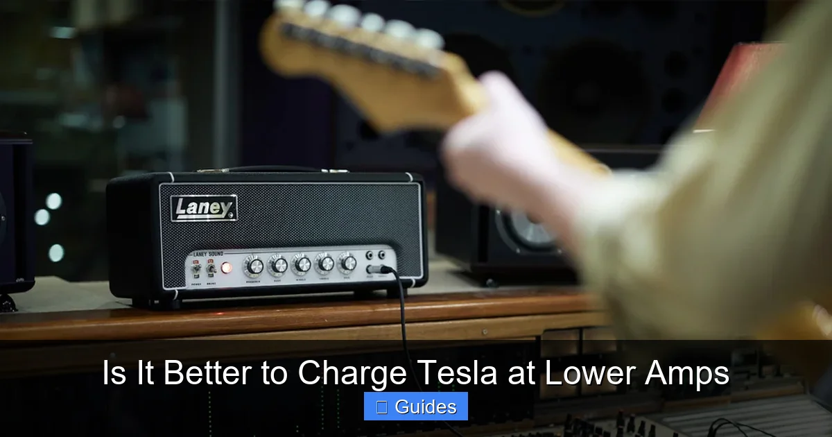 Is It Better to Charge Tesla at Lower Amps