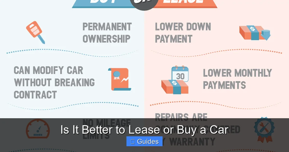 Is It Better to Lease or Buy a Car