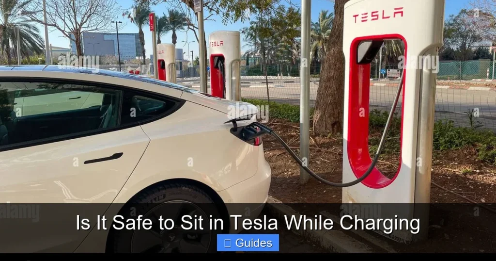 Is It Safe to Sit in Tesla While Charging