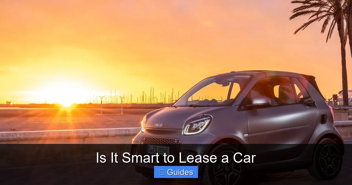Is It Smart to Lease a Car