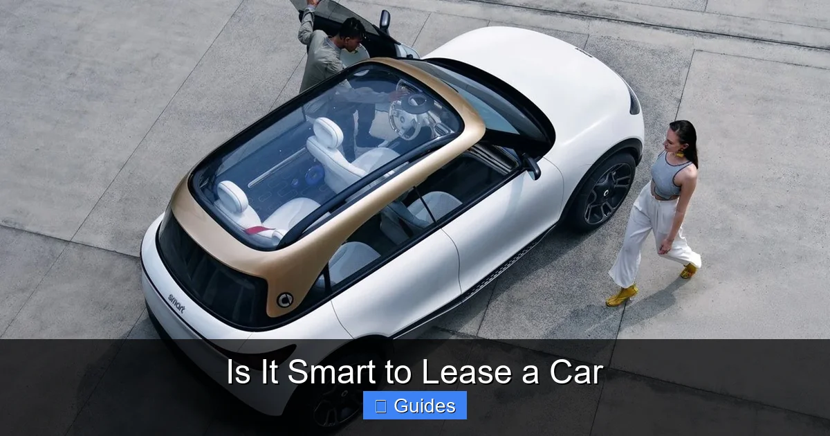 Is It Smart to Lease a Car
