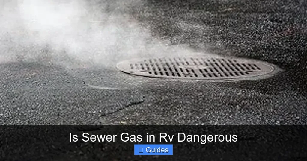 Is Sewer Gas in Rv Dangerous