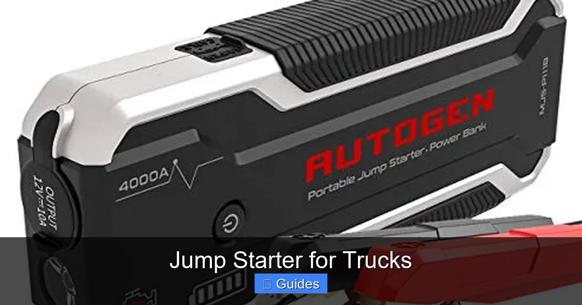Jump Starter for Trucks