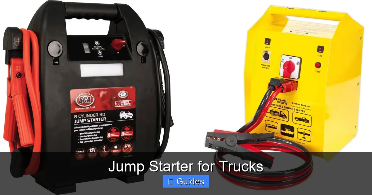 Jump Starter for Trucks