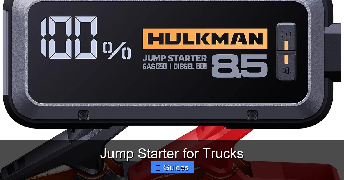 Jump Starter for Trucks