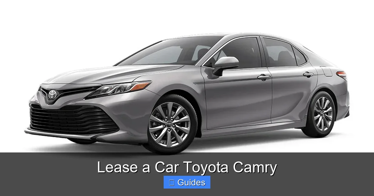 Lease a Car Toyota Camry
