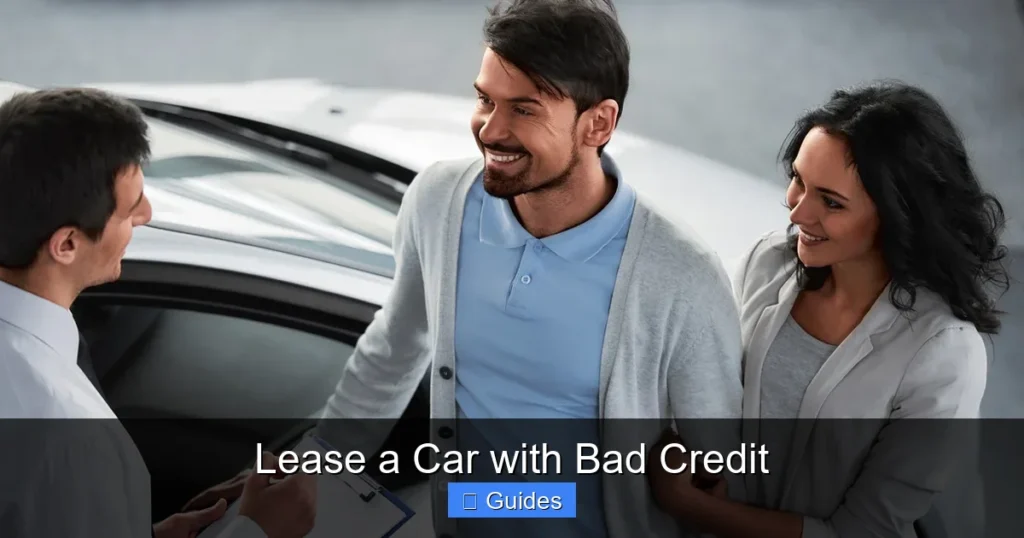 Lease a Car with Bad Credit