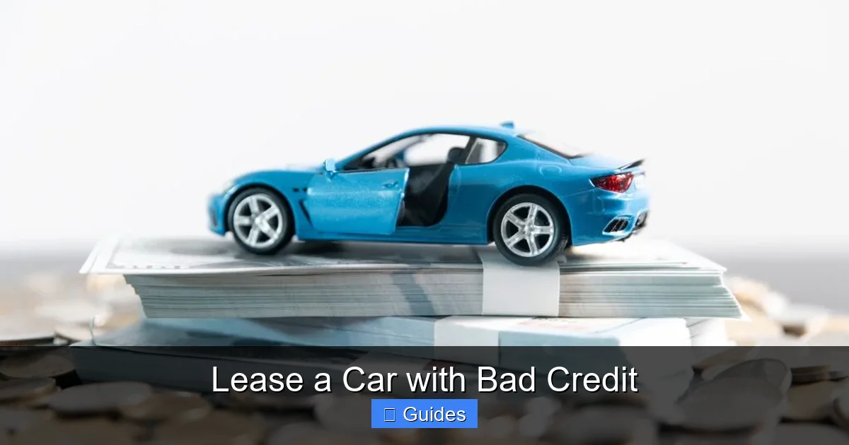 Lease a Car with Bad Credit