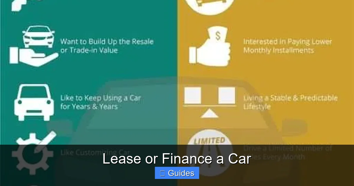Lease or Finance a Car