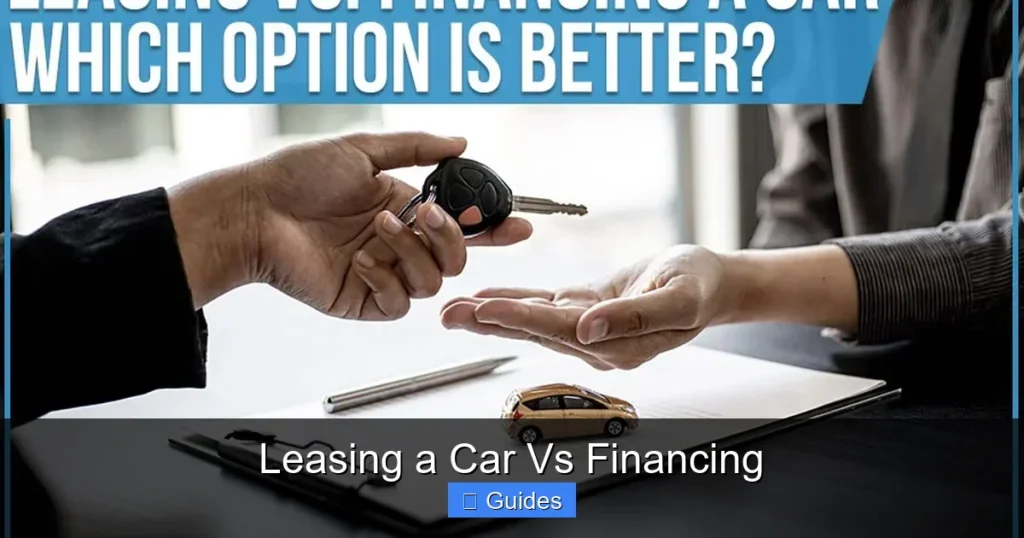 Leasing a Car Vs Financing