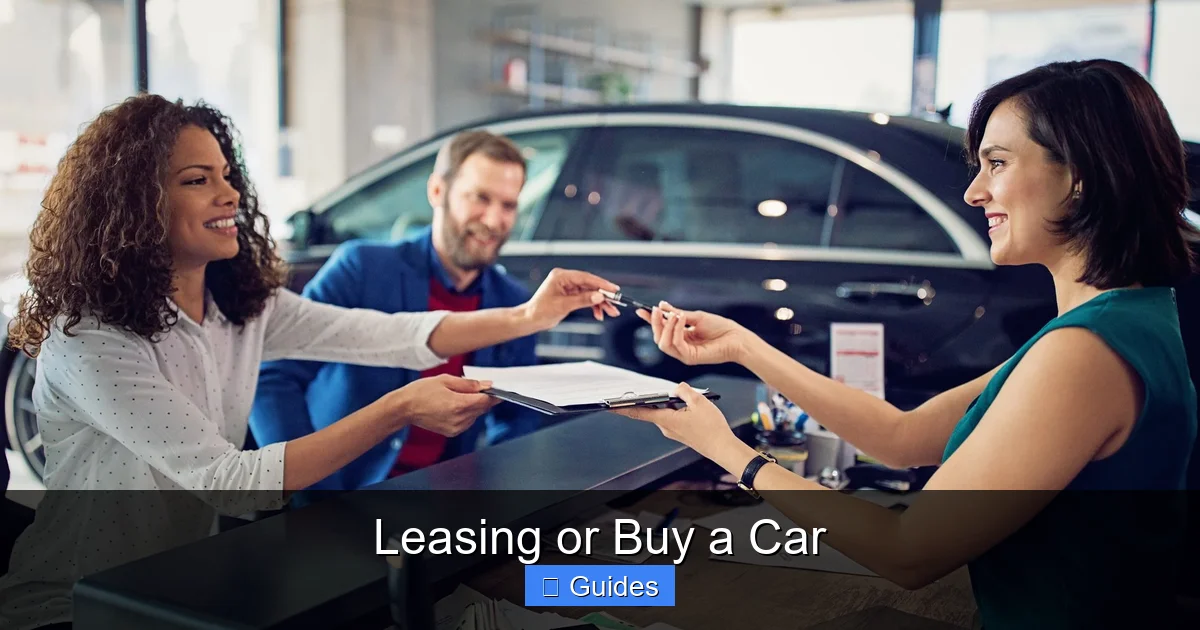 Leasing or Buy a Car